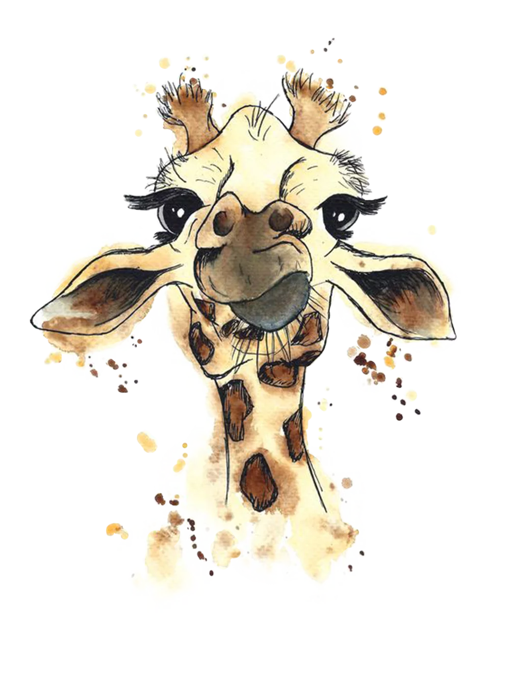 Рисунок жирафа